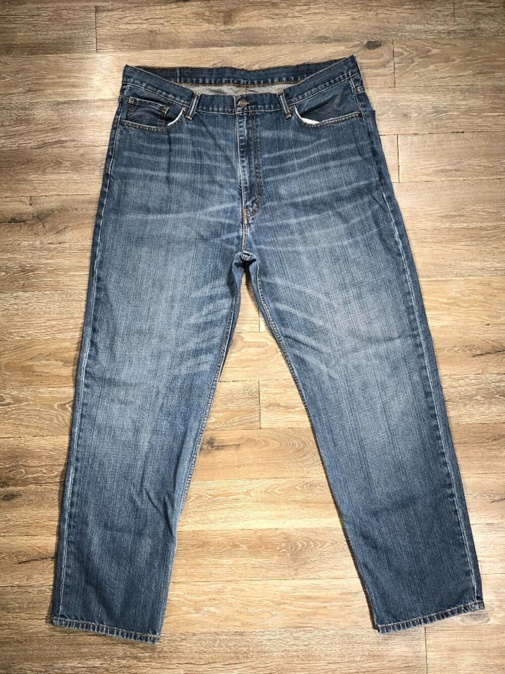 Levi's 550 Jeans Men 42x34 Blue Relaxed Fit 5-Pocket 100% Cotton Actual 41x33